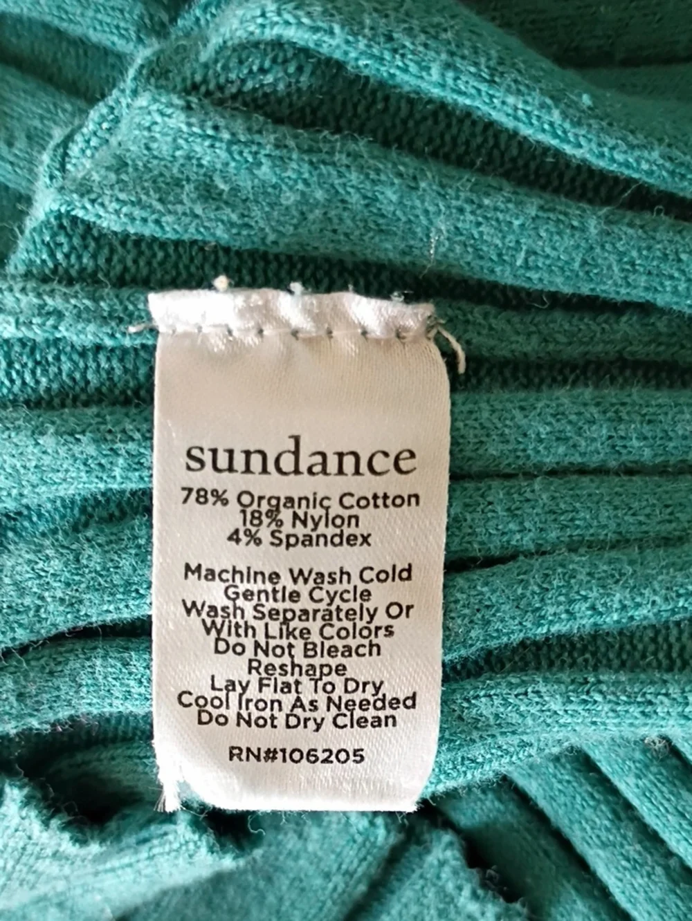 Sundance Organic Cotton Sweater sz L